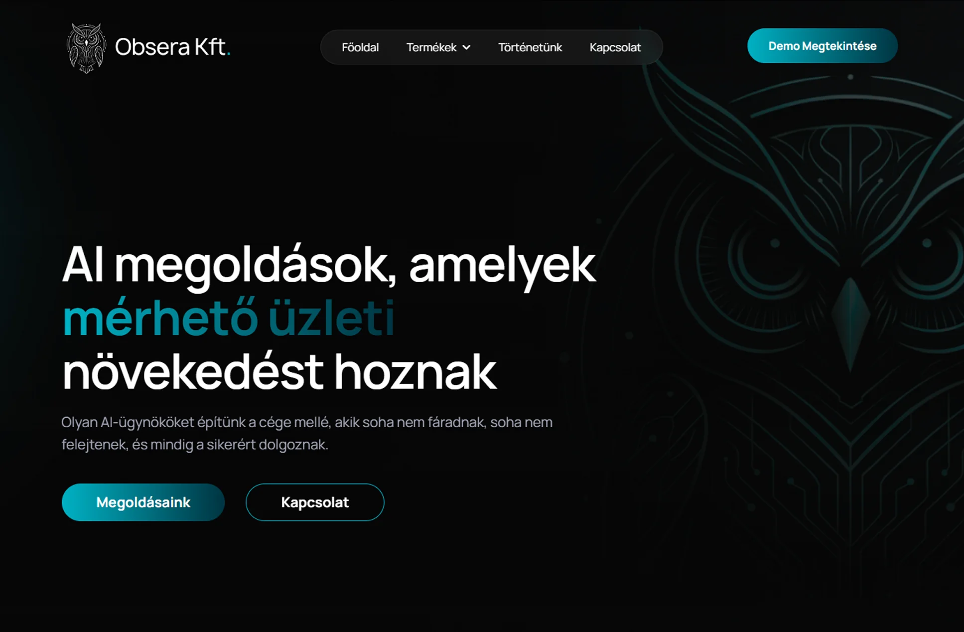 Obsera.hu - weboldal referencia